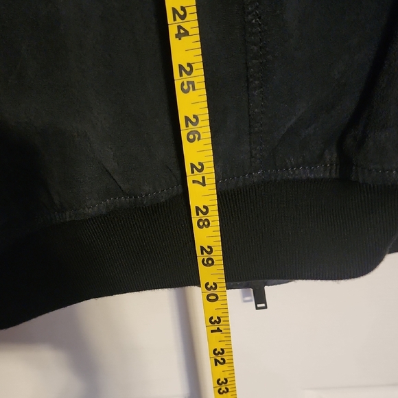 Danier Black Suede Bomber Jacket - Picture 10 of 12